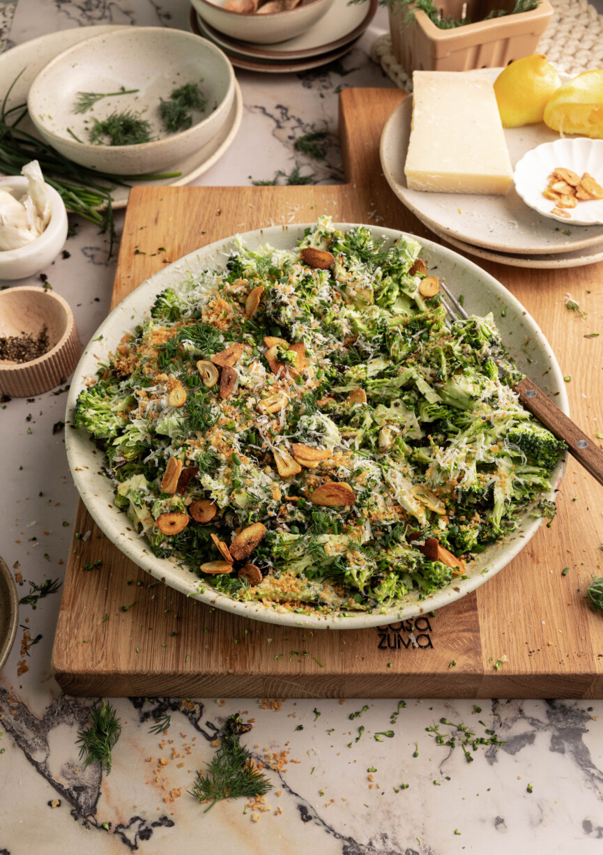 the best broccoli caesar salad