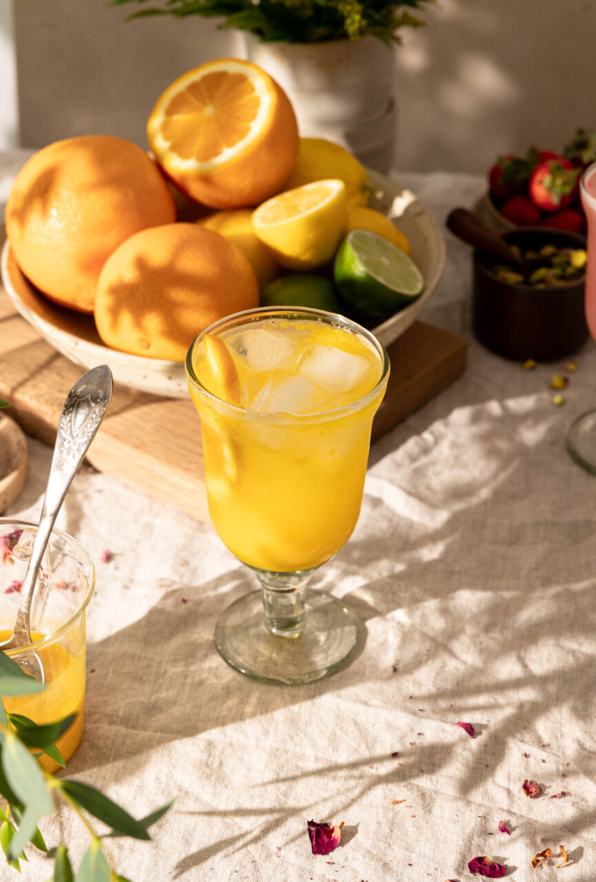 orange mango summer spritz