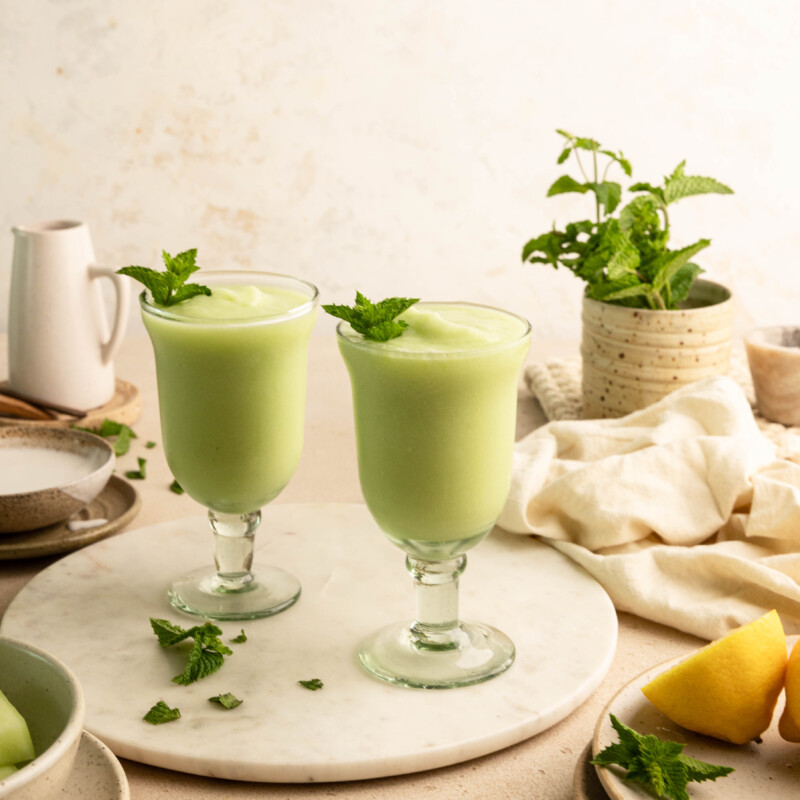 honey dew melon slushie