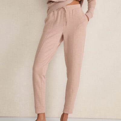 Fleece Pintuck Joggers