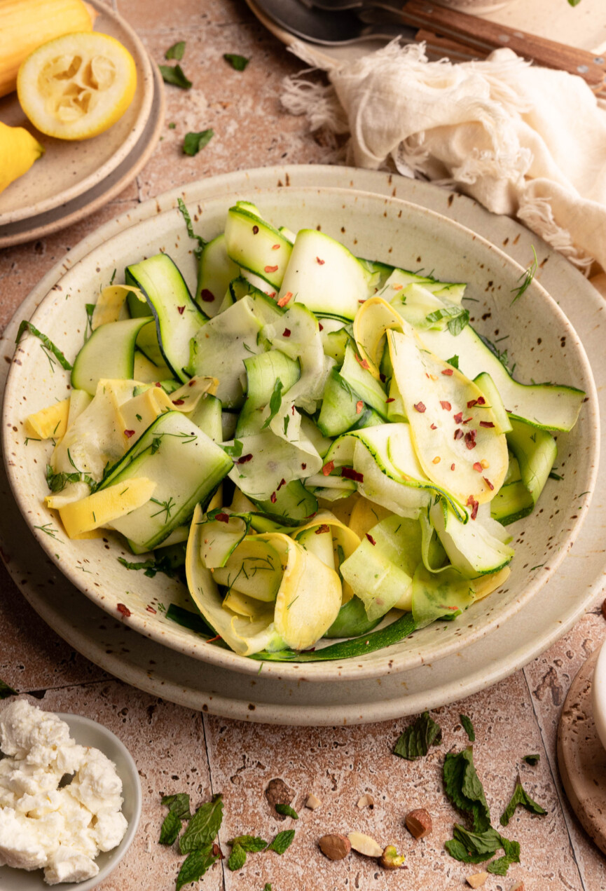 Ribbon Squash Salad