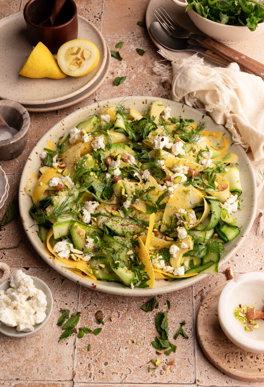 Squash Ribbon Salad