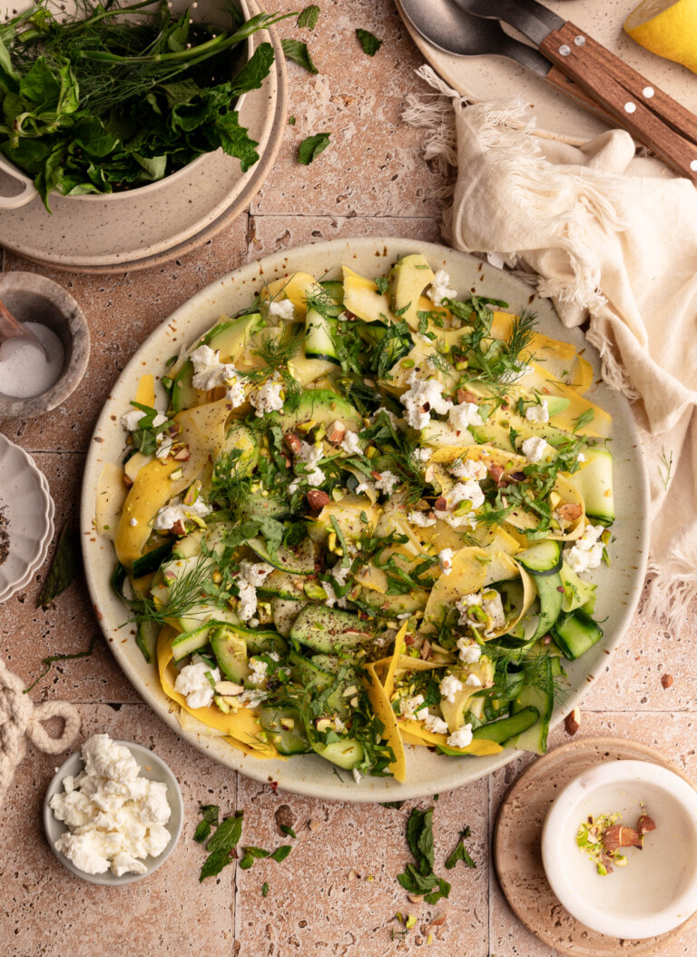 Summer Ribboned Squash Salad