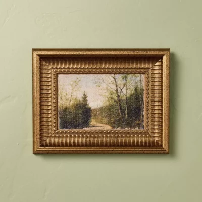 6.5"x8.5" Horizontal Landscape Road Framed Wall Art
