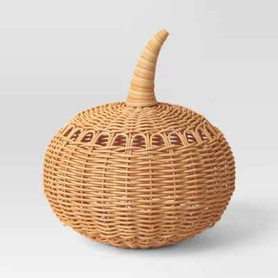 Rattan Loop Accent Pumpkin