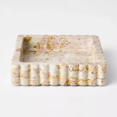 Square Marble Catchall Tray