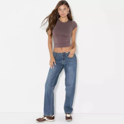 Women's Mid-Rise Straight Jeans