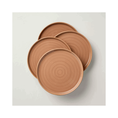 brimmed stone plates