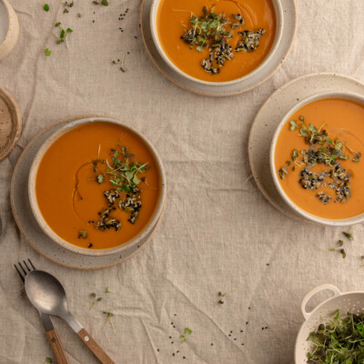 miso ginger sweet potato soup