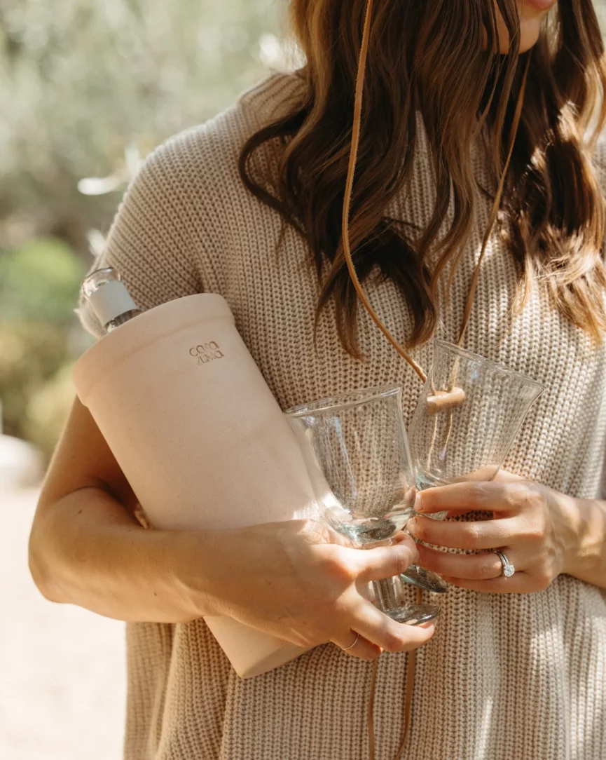 Terra cotta wine cooler, Casa Zuma Clay