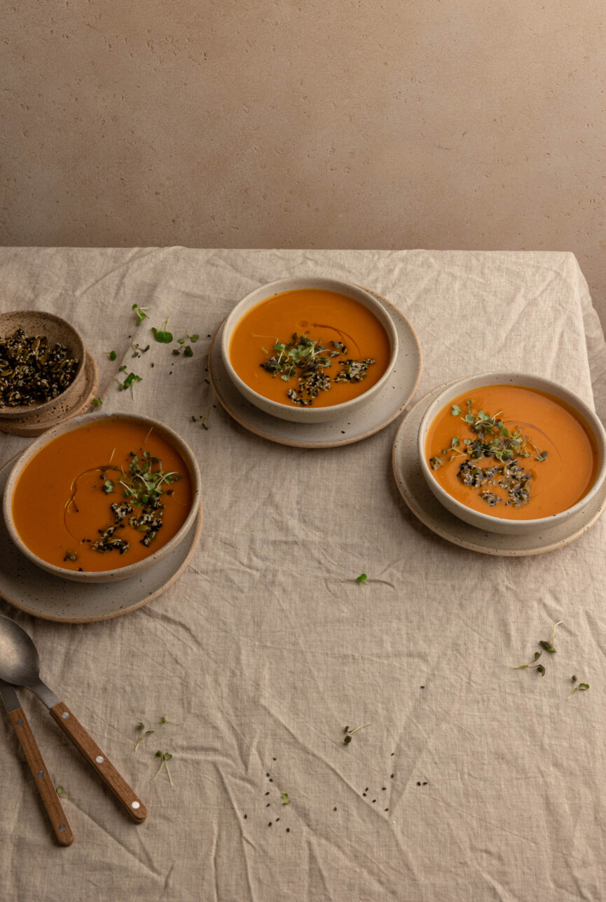 the best miso ginger sweet potato soup