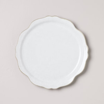 Carved Edge Dinner Plate