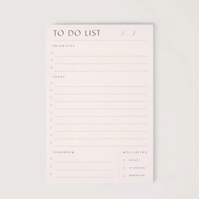 to do list pad wilde house