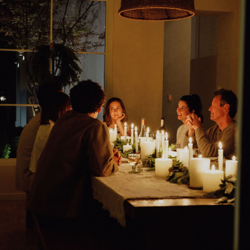 end of night dinner party