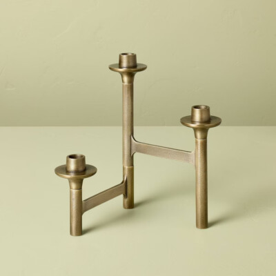 3ct Taper Brass Candelabra