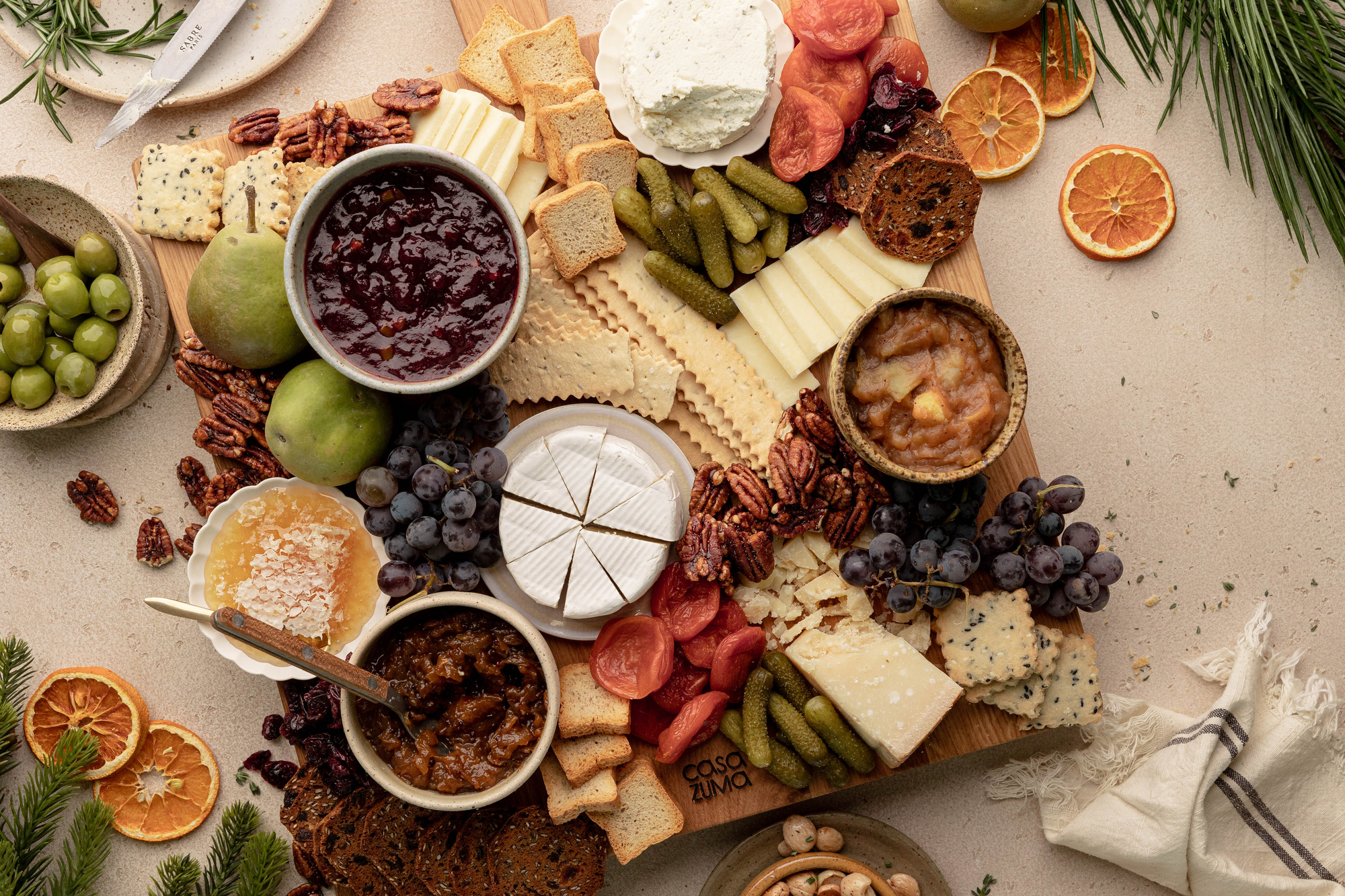 grazing board holiday centerpiece idea