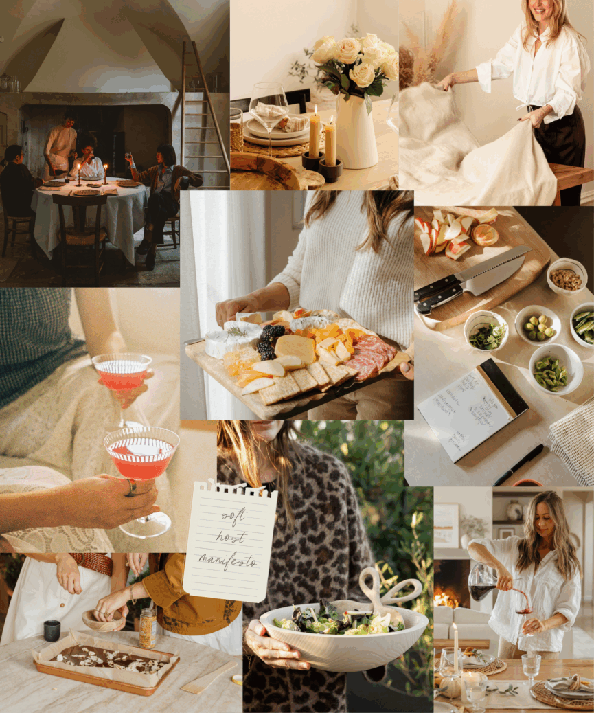 soft host manifesto collage