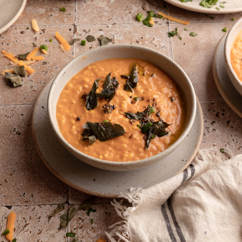 easy lentil tomato soup