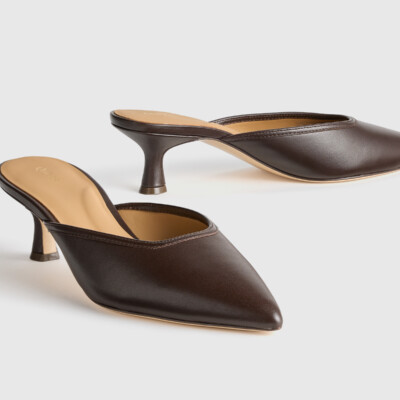 quince italian leather mule