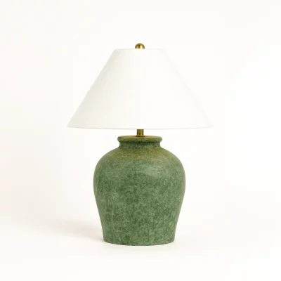 Chemise ceramic table lamp, Joss & Main