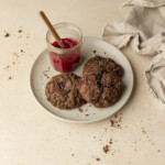 brownie raspberry cookies