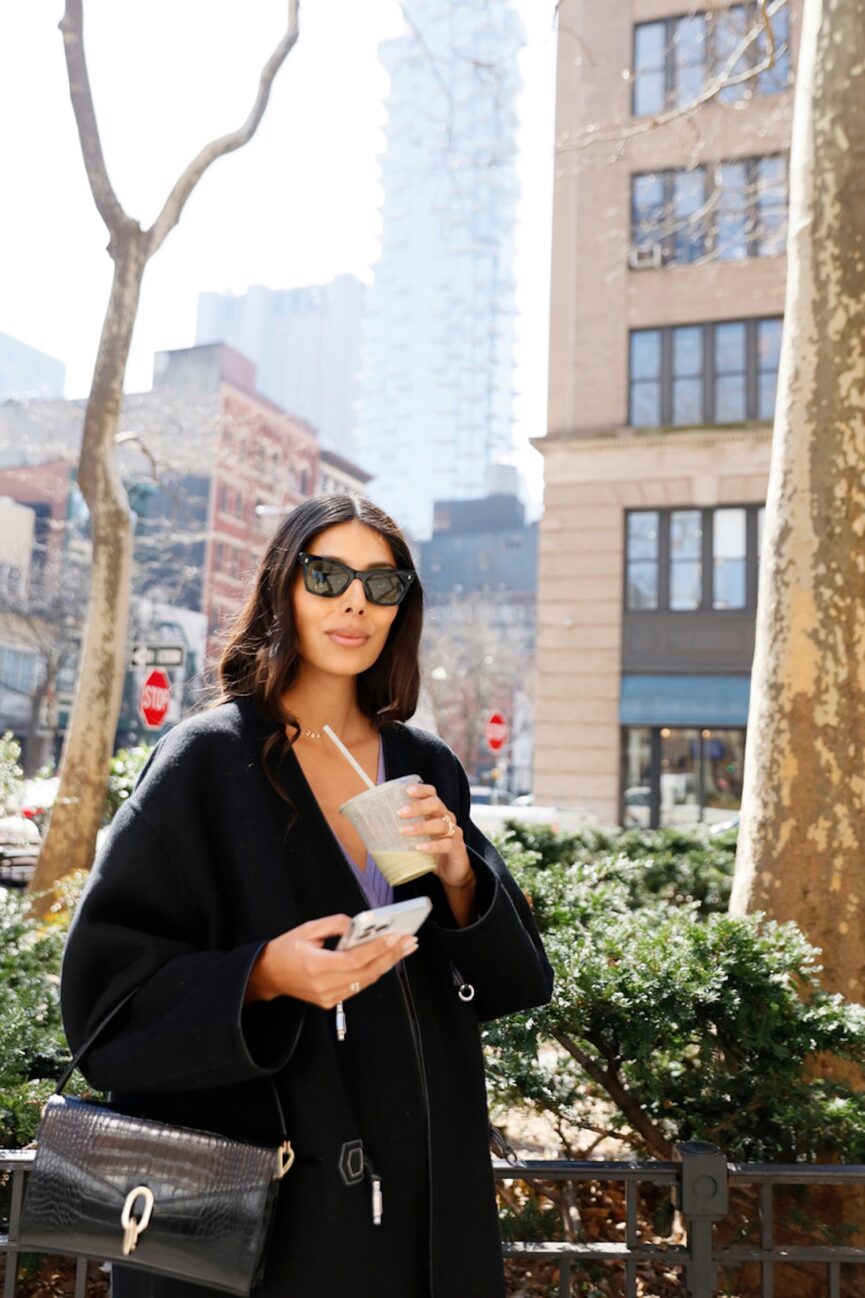Babba Rivera drinking coffee
