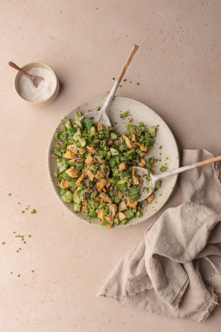 best cucumber crispy rice salad