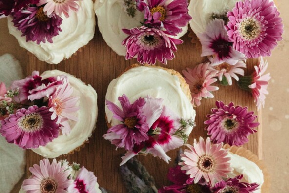 Wildflower olive oil muffins