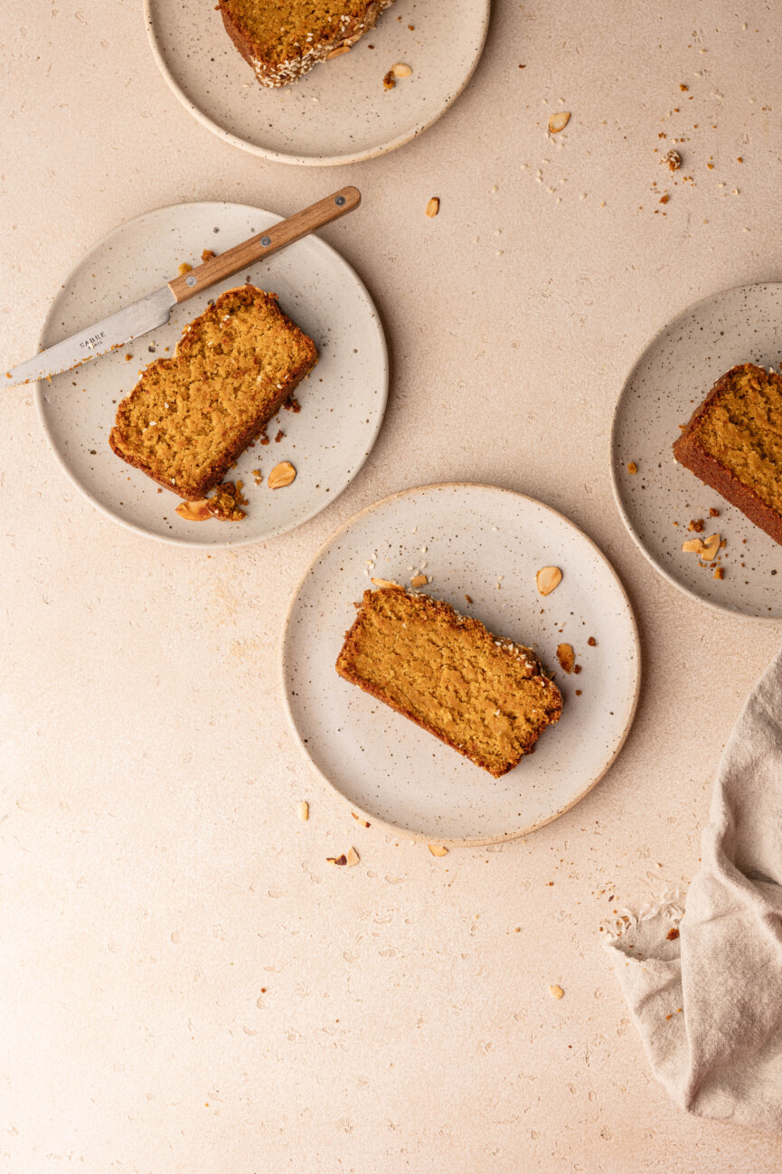 easy orange almond loaf cake
