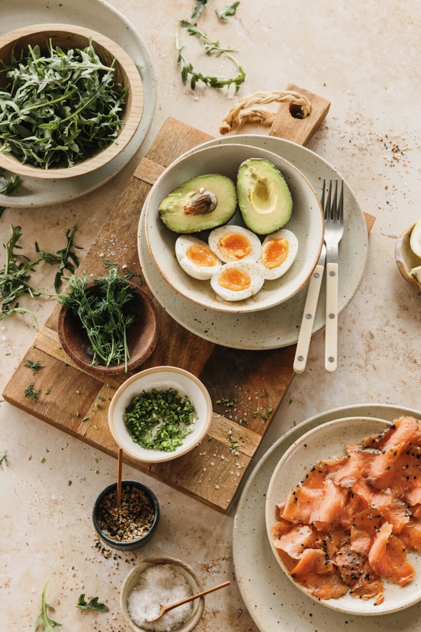 Smoked salmon bowl vitamin D