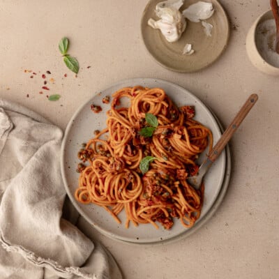 sun dried tomato caper pasta